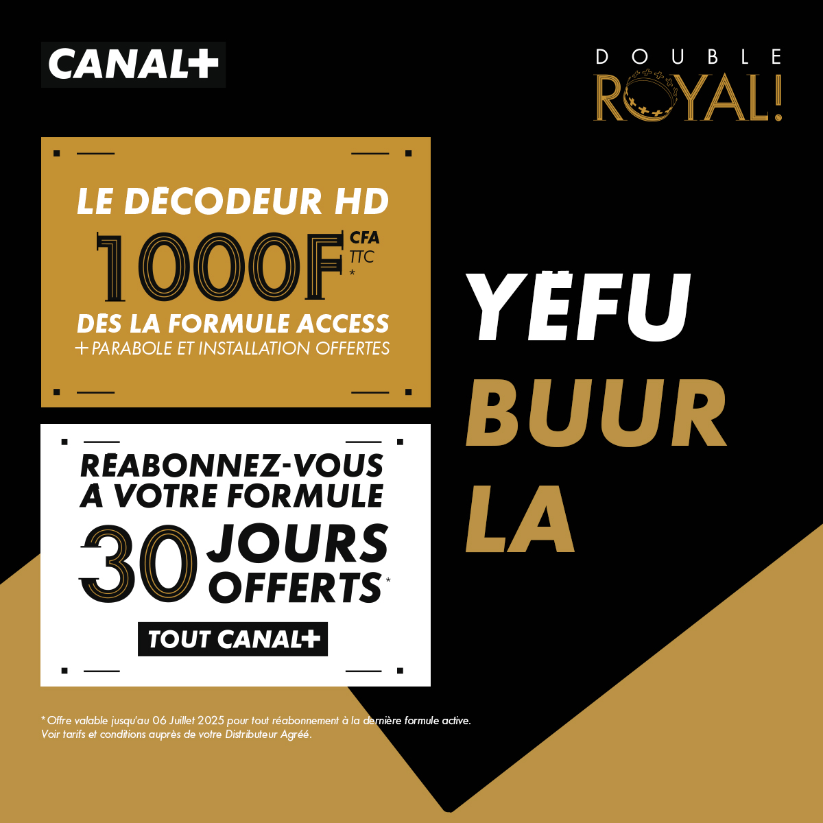 CANAL+ - Avec 1000 F CFA seulement bénéficiez du décodeur HD en plus de ...