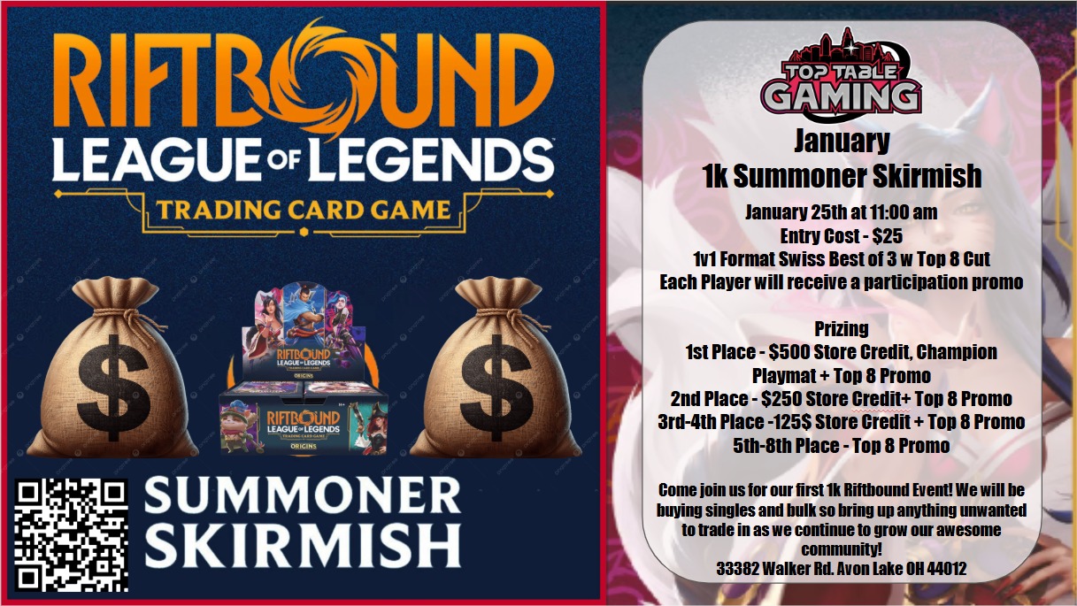 Riftbound Players! We have officially... - Top Table Gaming | Facebook