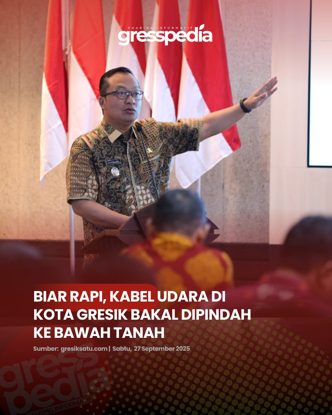 Biar Rapi, Kabel Udara di Kota Gresik... - Gresspedia Gresik | Facebook