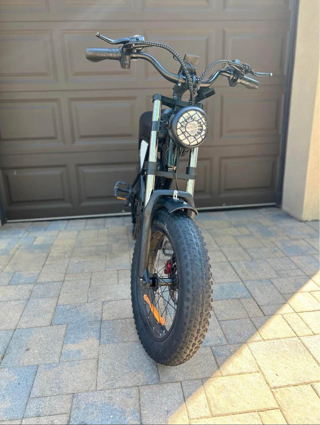 Modded RideStar E-bike, 1500W, 40MPH, 48V, 32 AH Battery, Max 60 Miles ...