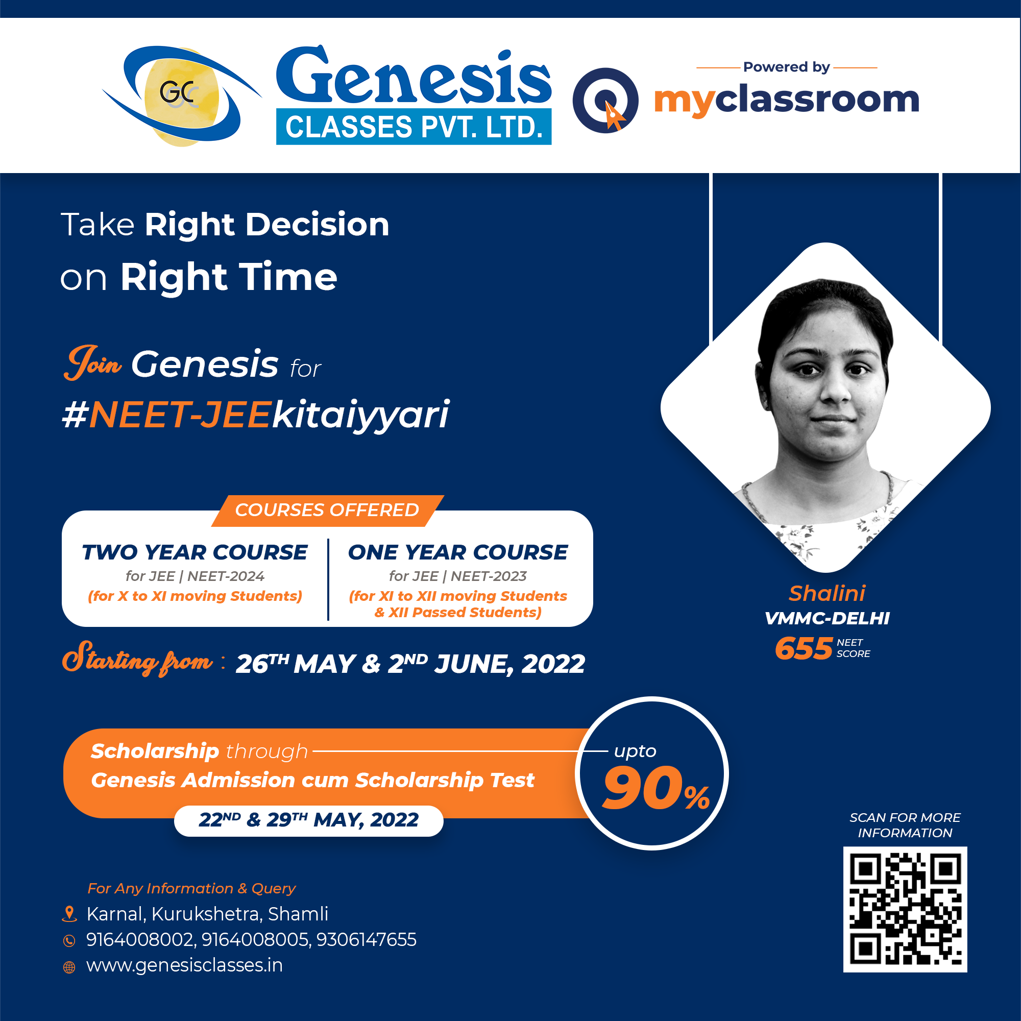 🏛️Genesis Classes Announces 📣 📚... - Genesis Classes Panipat