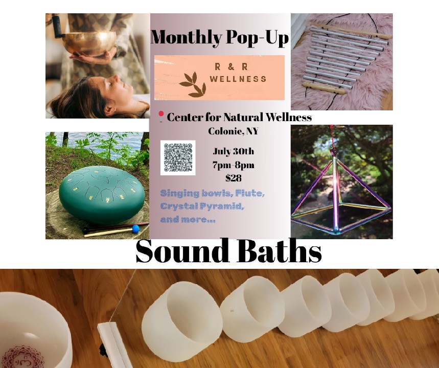 Center - SOUND BATH Tomorrow Night! Wednesday, July 30th 7PM - 8 PM ...