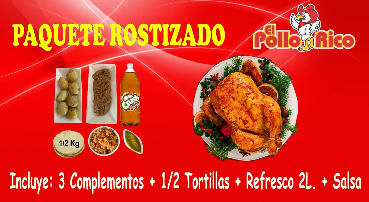 Pollo - Rico pollito rostizado Grande! 😋🍗 Todo por solo $235! Contamos ...