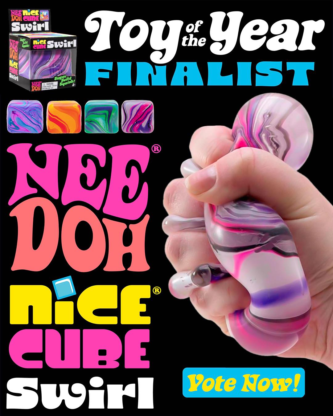 NeeDoh - NeeDoh fans - we NEEDoh YOU!🌈🙌 The NeeDoh Nice Cube Swirl is a ...