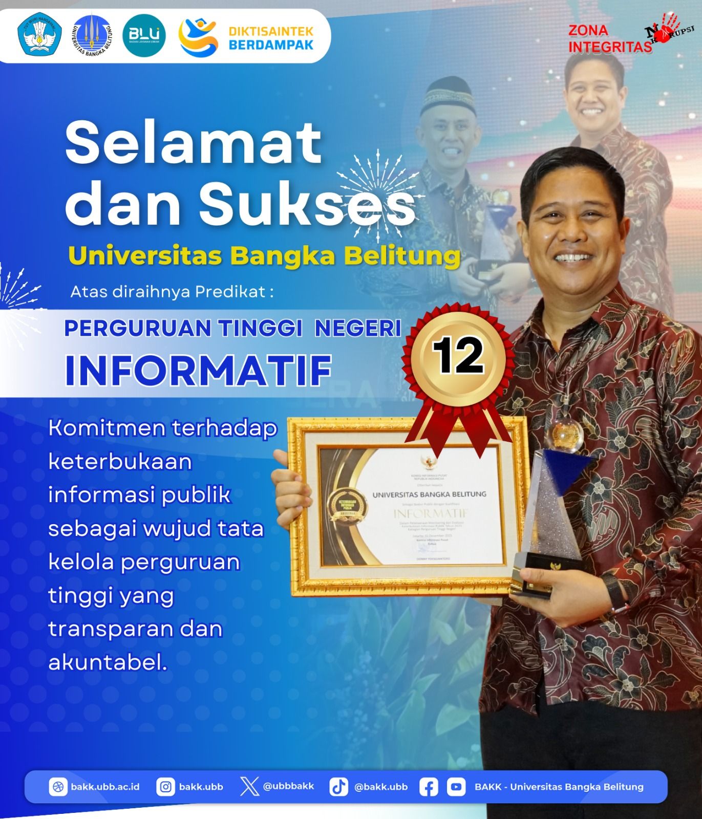 🎉 Selamat dan Sukses... - BAKK - Universitas Bangka Belitung | Facebook