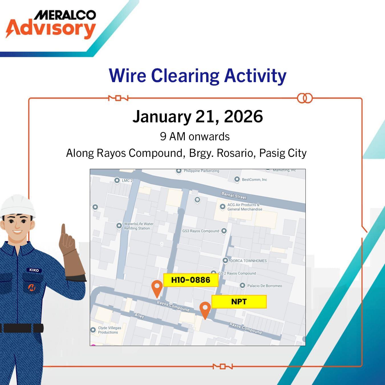 Pasig - Advisory mula sa Meralco Sa Miyerkules, January 21, 2026 ...