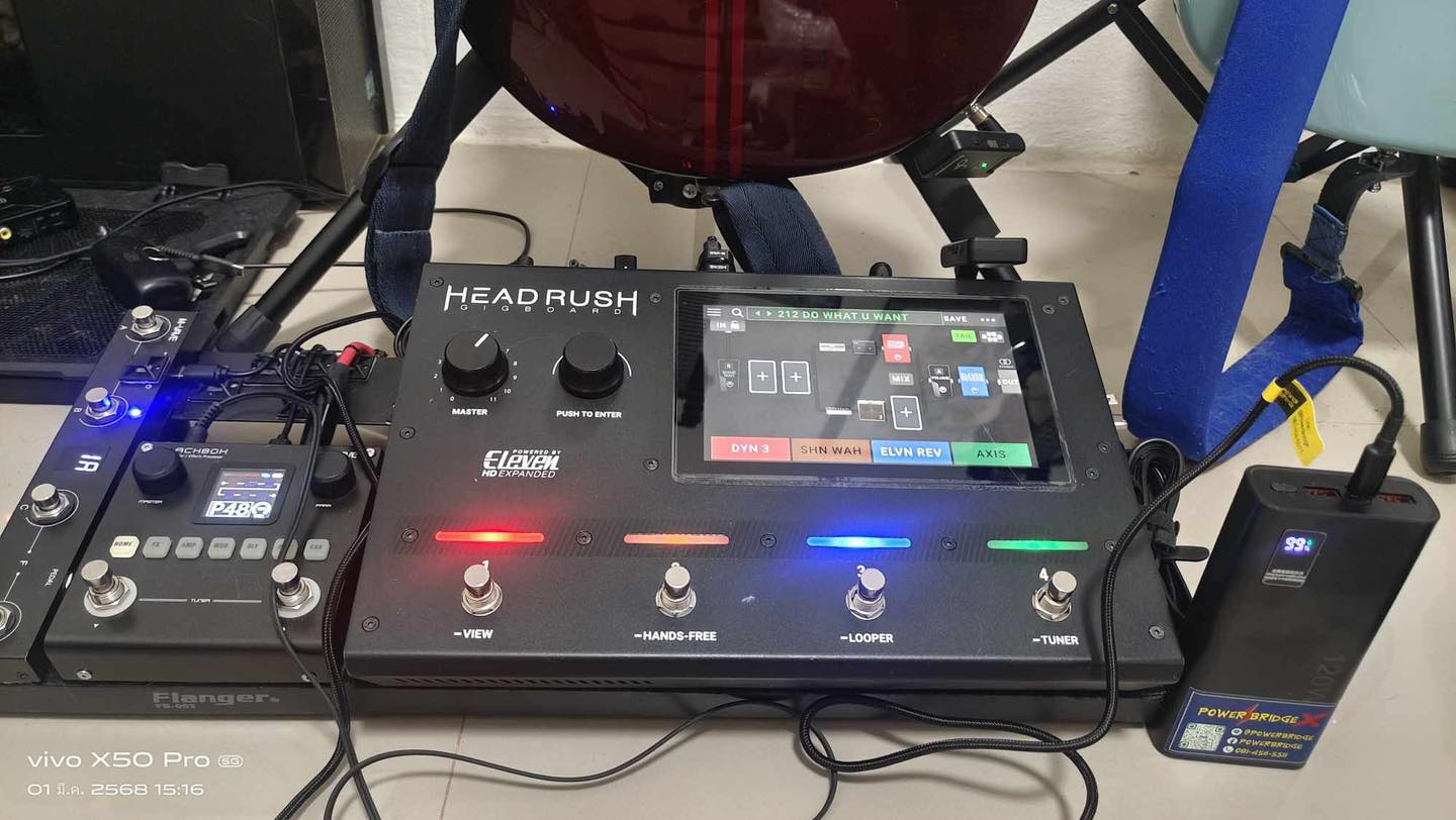 PowerBridge - PowerBridge ขอต้อนรับ Headrush Gigboard เข้าพอร์ต เท่ากับ ...