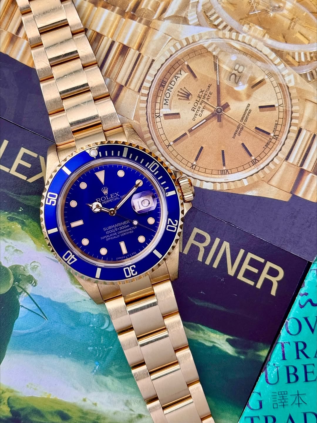 Amazing Rolex Submariner ref. 16618 “Purple dial 💜” year 1991