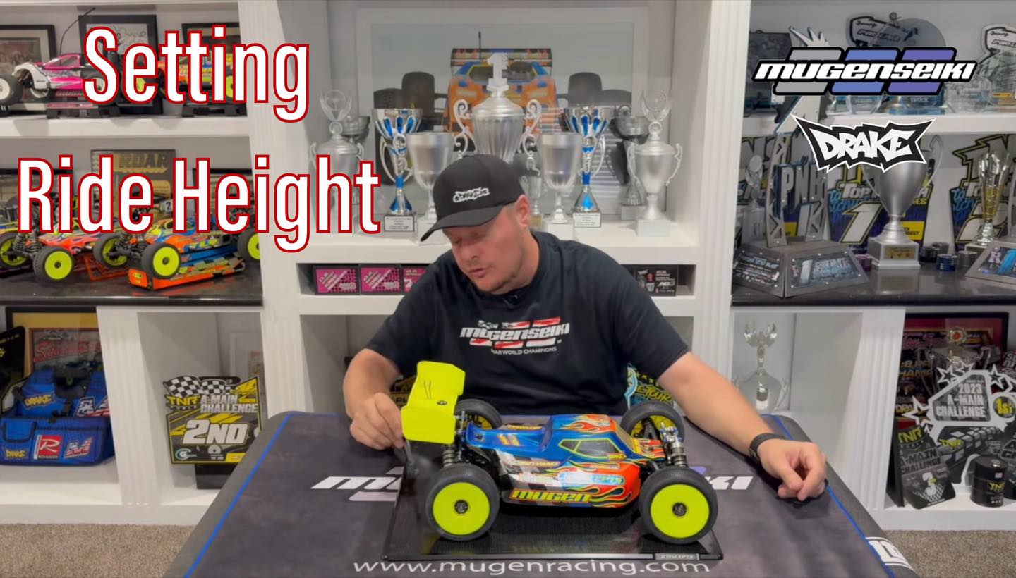 How to set ride height on Mugen MBX8R RC car
