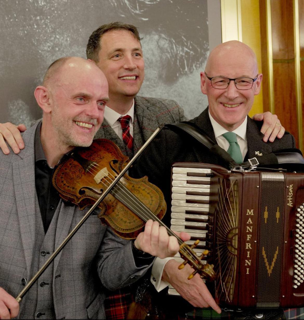 Gary Innes - So nice to see our First Minister is up for having a tune ...