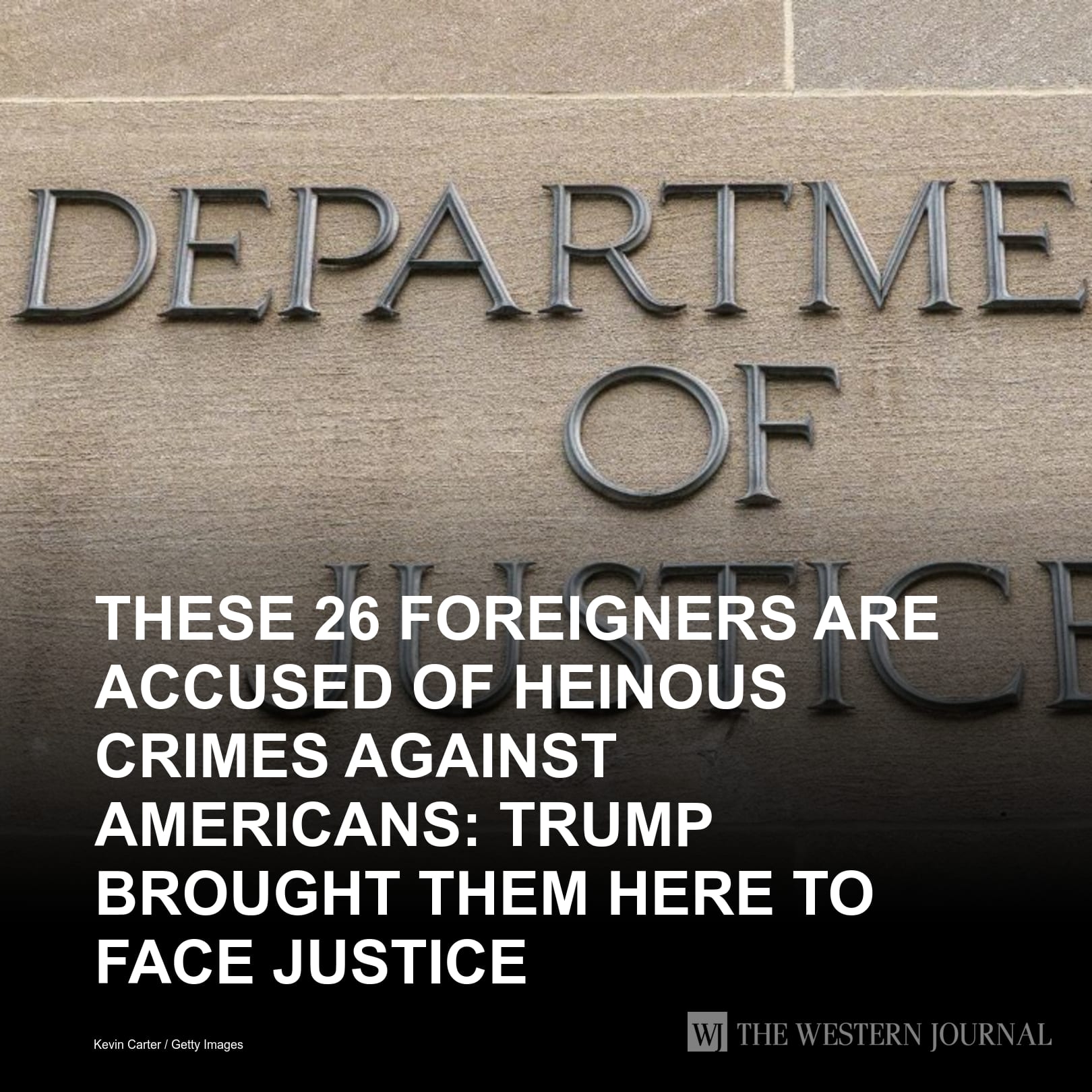 Conservative - These 26 Foreigners Are Accused of Heinous Crimes ...