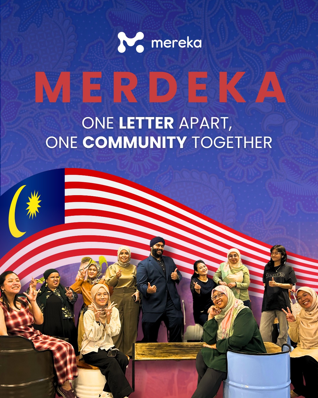 Mereka - 🇲🇾 One letter apart, one community together.... | Facebook