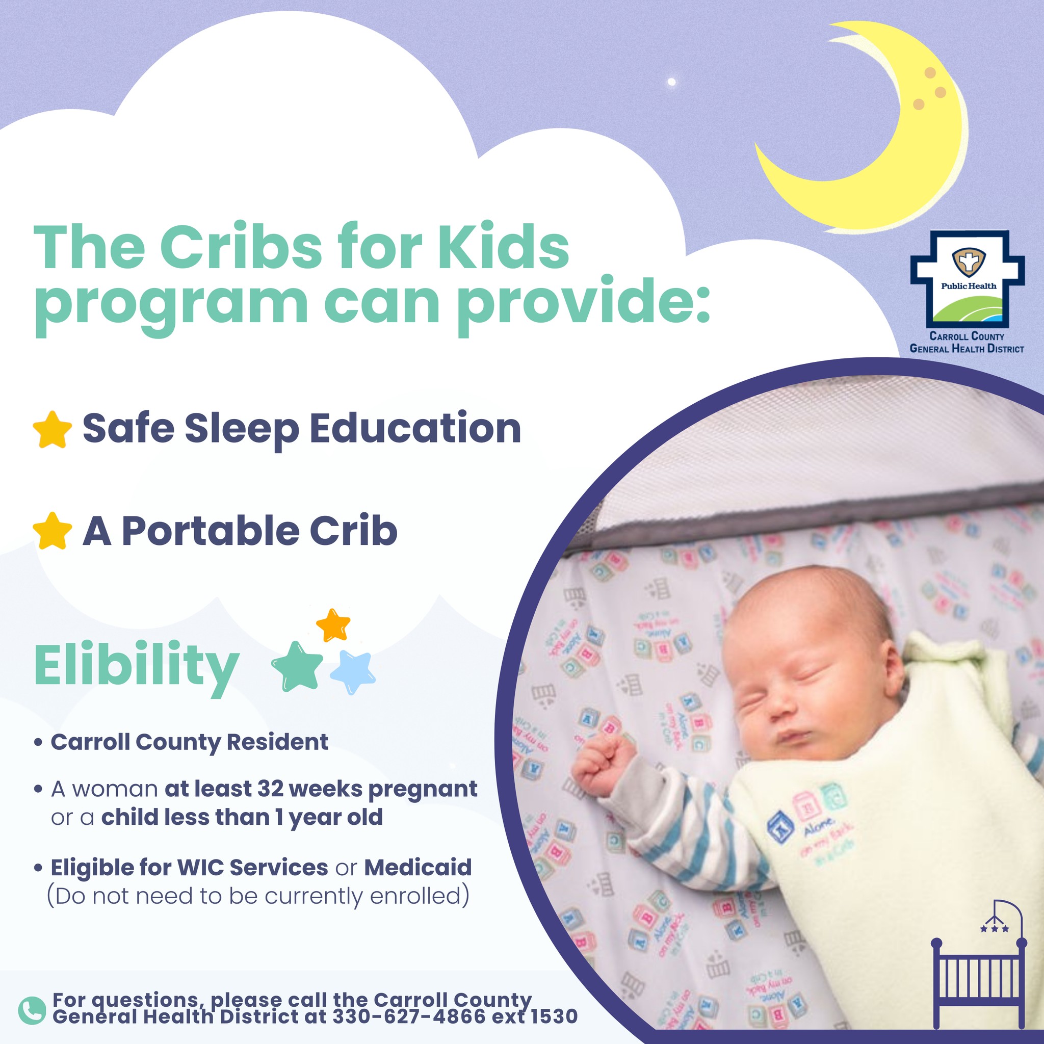 The Cribs... - Carroll County General Health District, Ohio | Facebook
