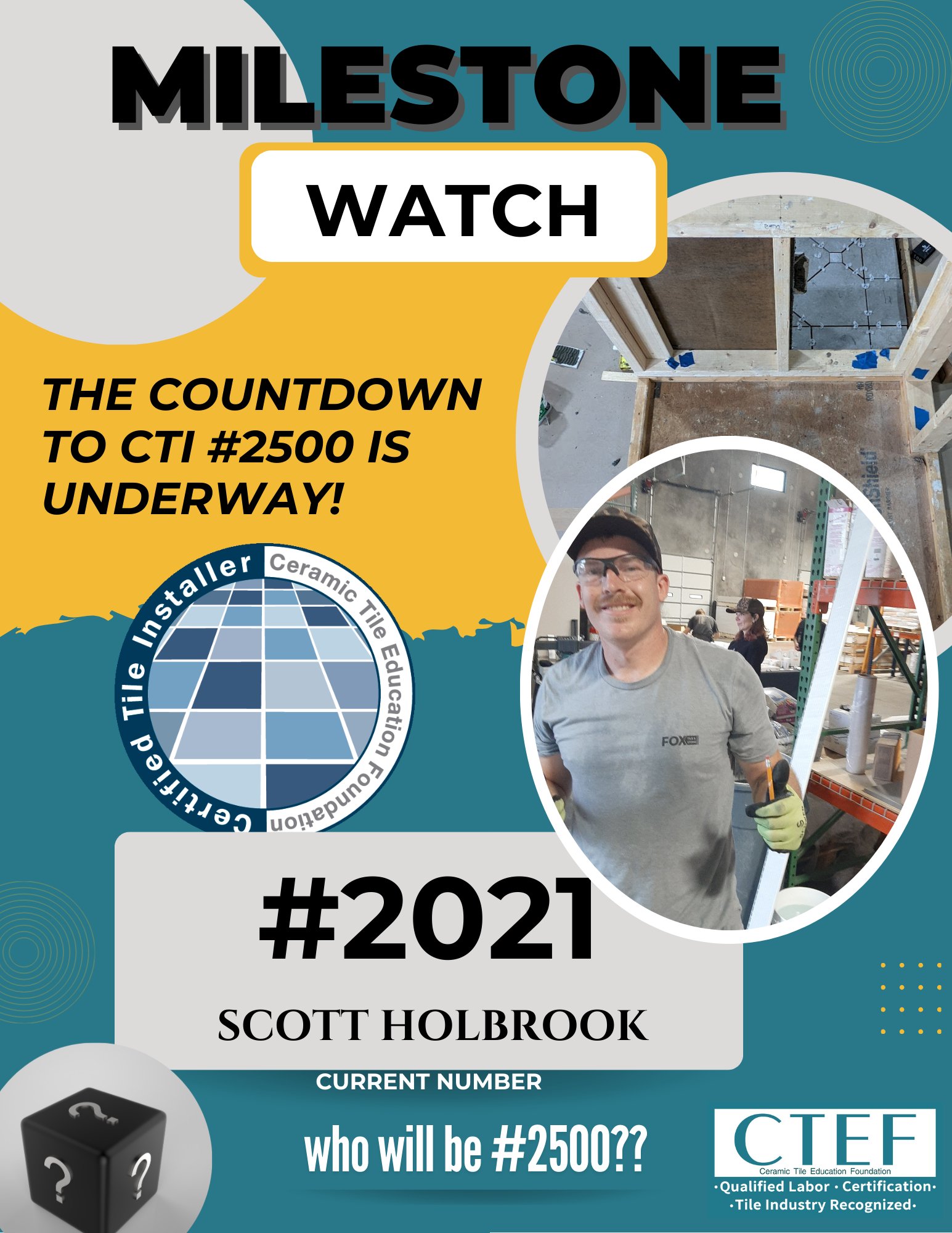 🎉🥳👏 A HUGE... - Ceramic Tile Education Foundation - CTEF | Facebook