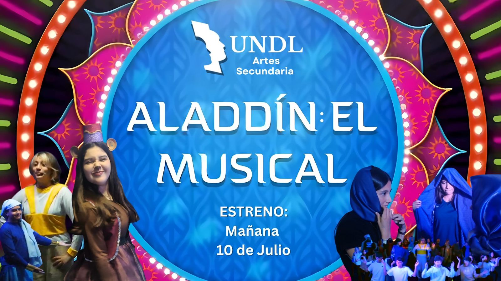 UNDL - 🌟🎭 ¡ESTRENO MUSICAL! 🎭🌟 La magia de Aladdin llega a... | Facebook
