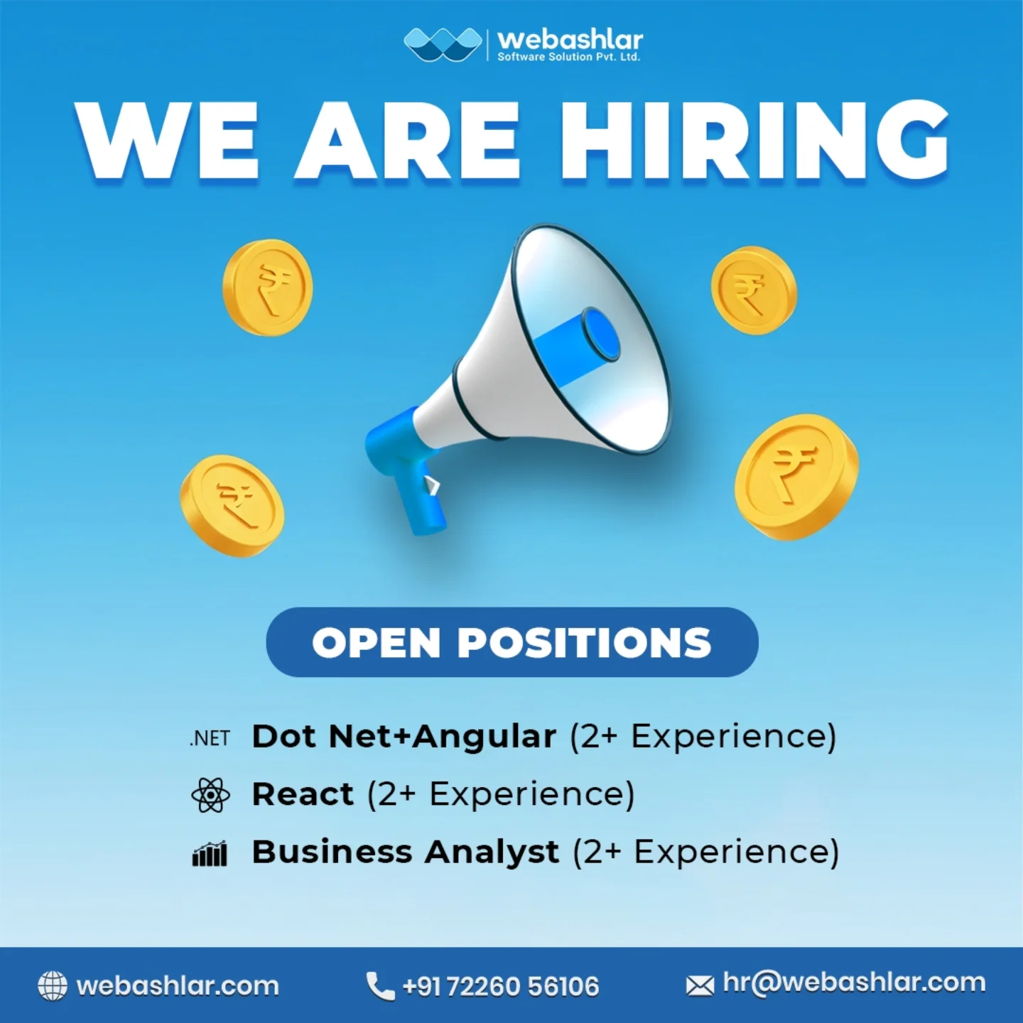 Webashlar - 🚀 We’re Hiring 🚀 Are you a tech-savvy leader... | Facebook
