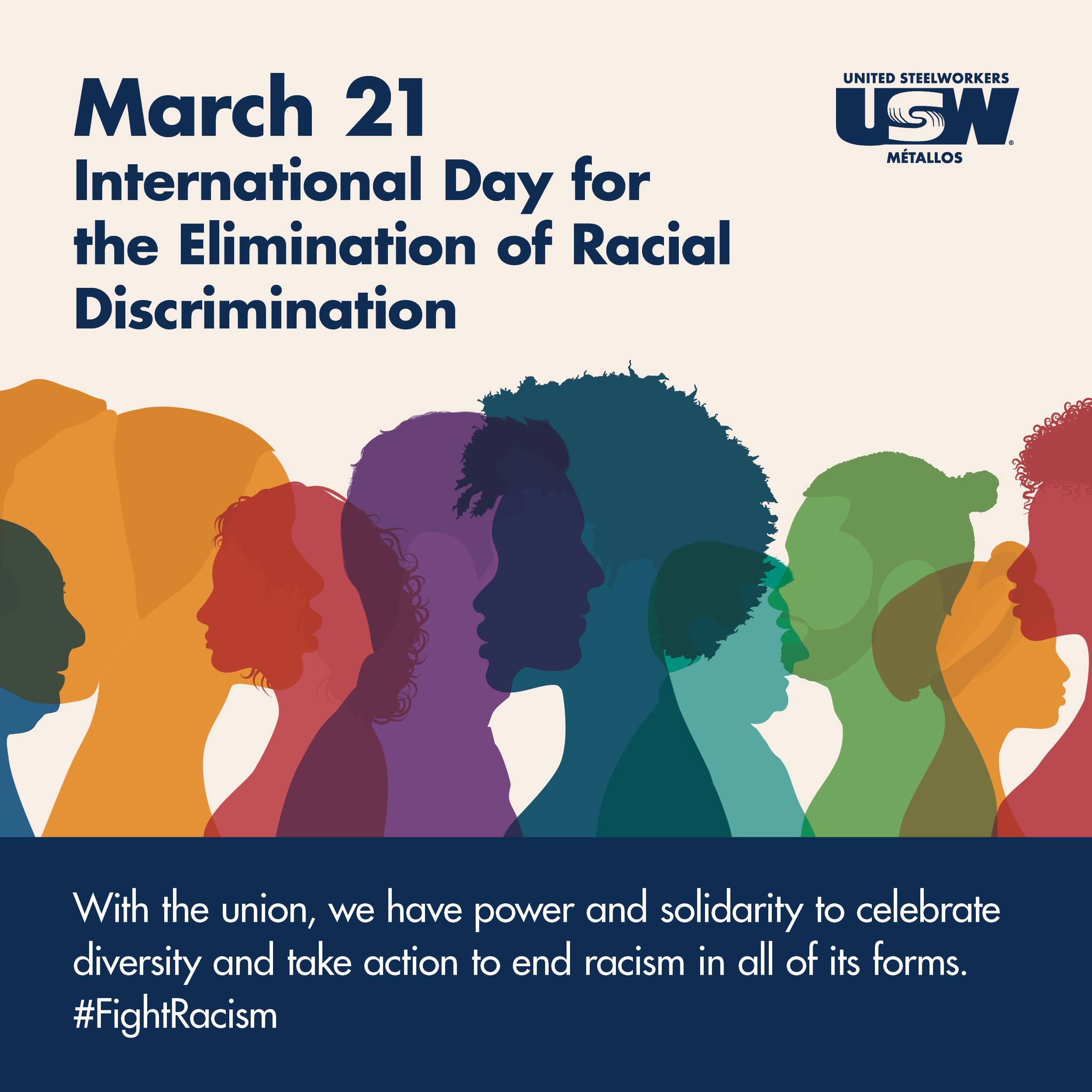 USW - 📢 Today is International Day for the Elimination of Racial ...