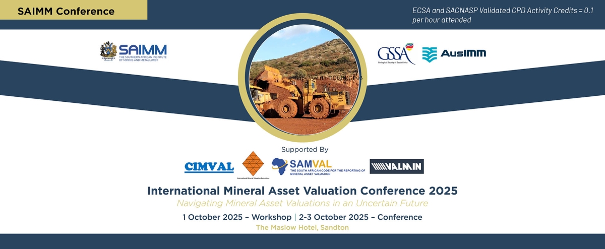 SAIMM - The International Mineral Asset Valuation Conference is almost ...