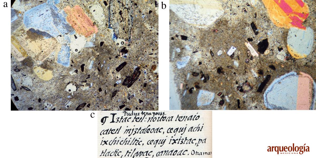 Arqueología - a) Composición según los análisis efectuados. Roca ...