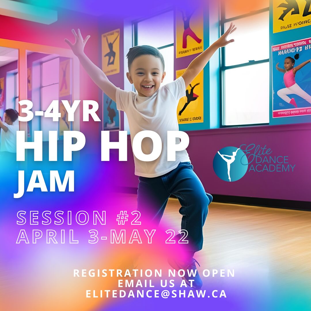 Elite - NOW OPEN! 3-4yr old Hip Hop Jam - 8 Week Session #2 starting ...