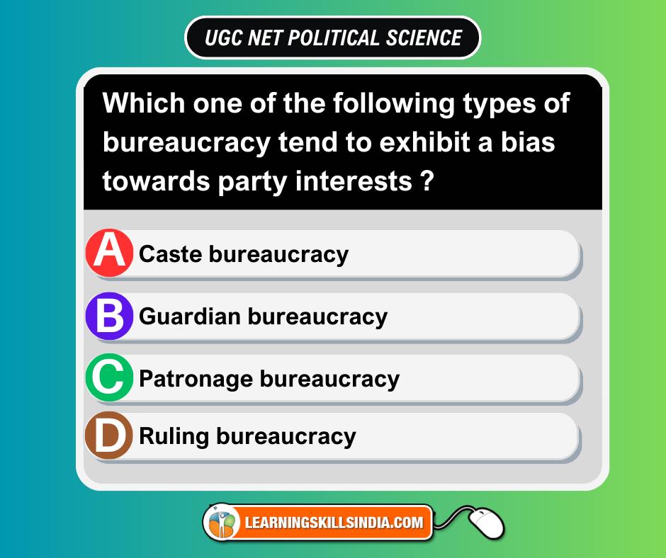 NTA - Which one of the following types of bureaucracy tend to exhibit a ...