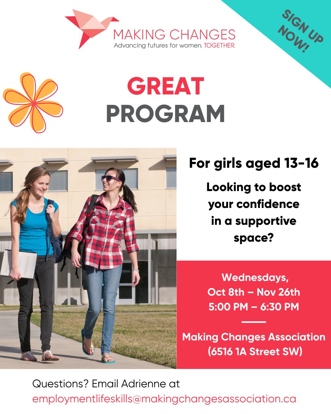 This Fall, give... - Making Changes Association (Calgary) | Facebook