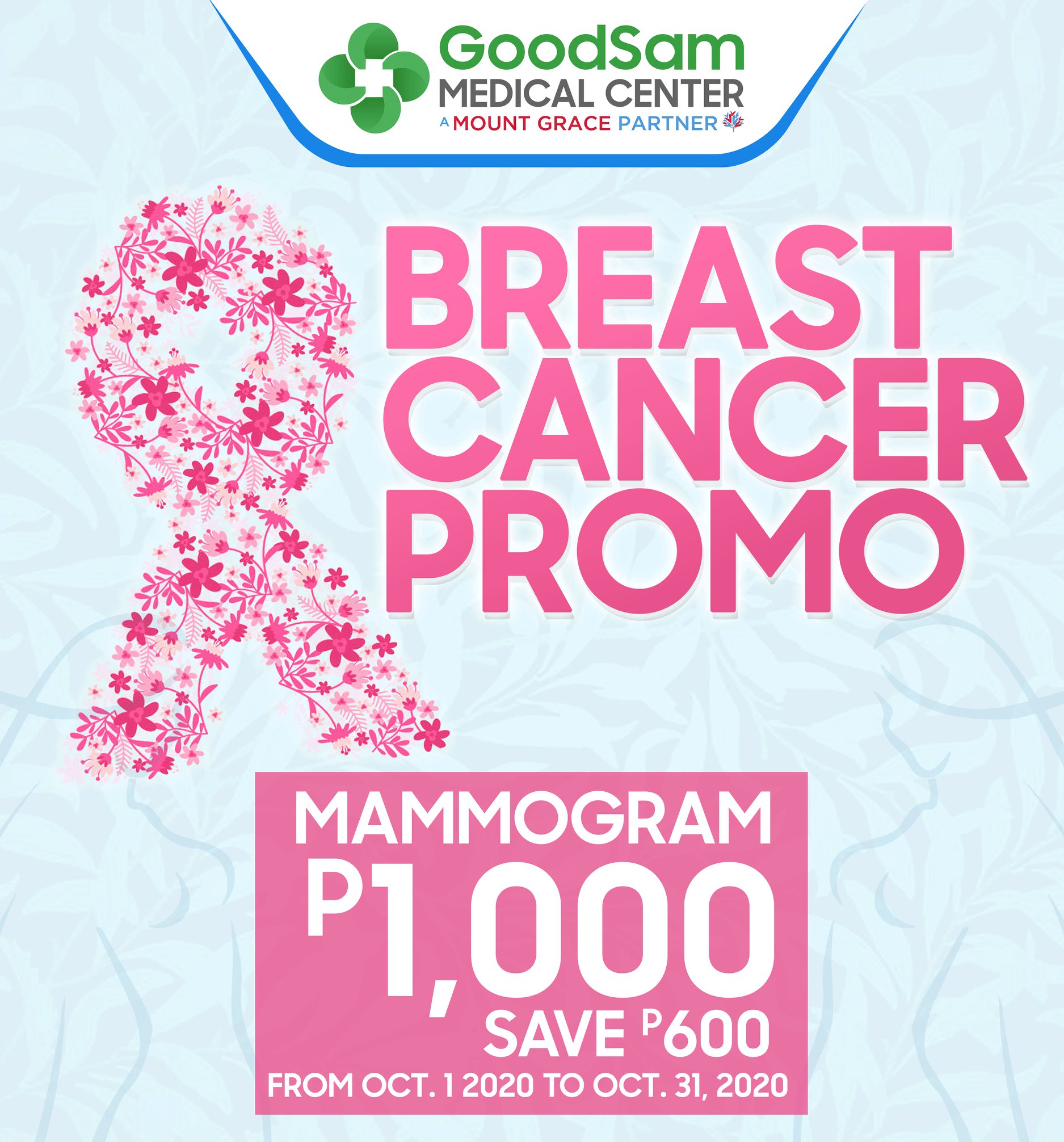 👩‍🦰 Breast Cancer Promo 👩‍🦰... - GoodSam Medical Center