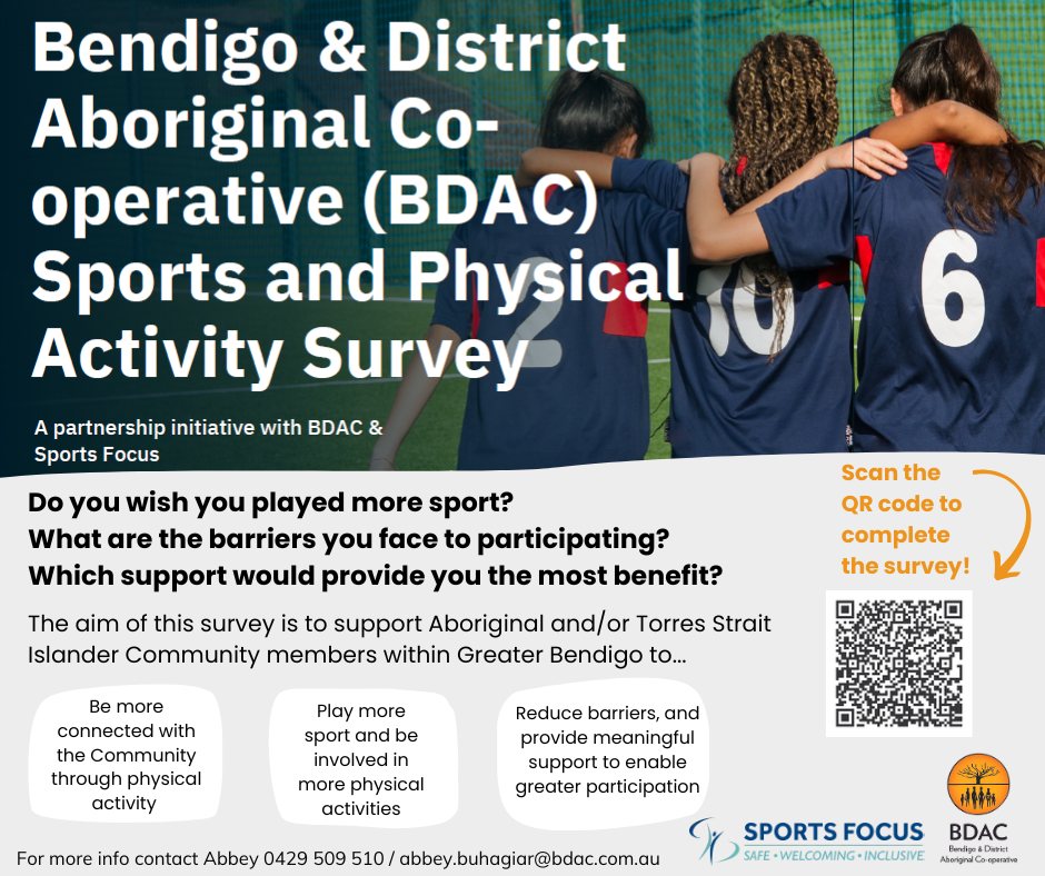Bendigo - Survey closes TODAY - Friday 29 August Scan the QR code or ...