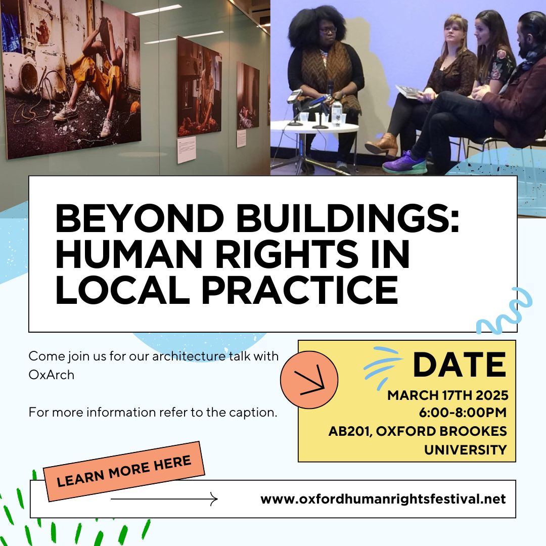 Oxford Human Rights Festival - “Migrants Branded ‘Threats’, Dehumanised ...