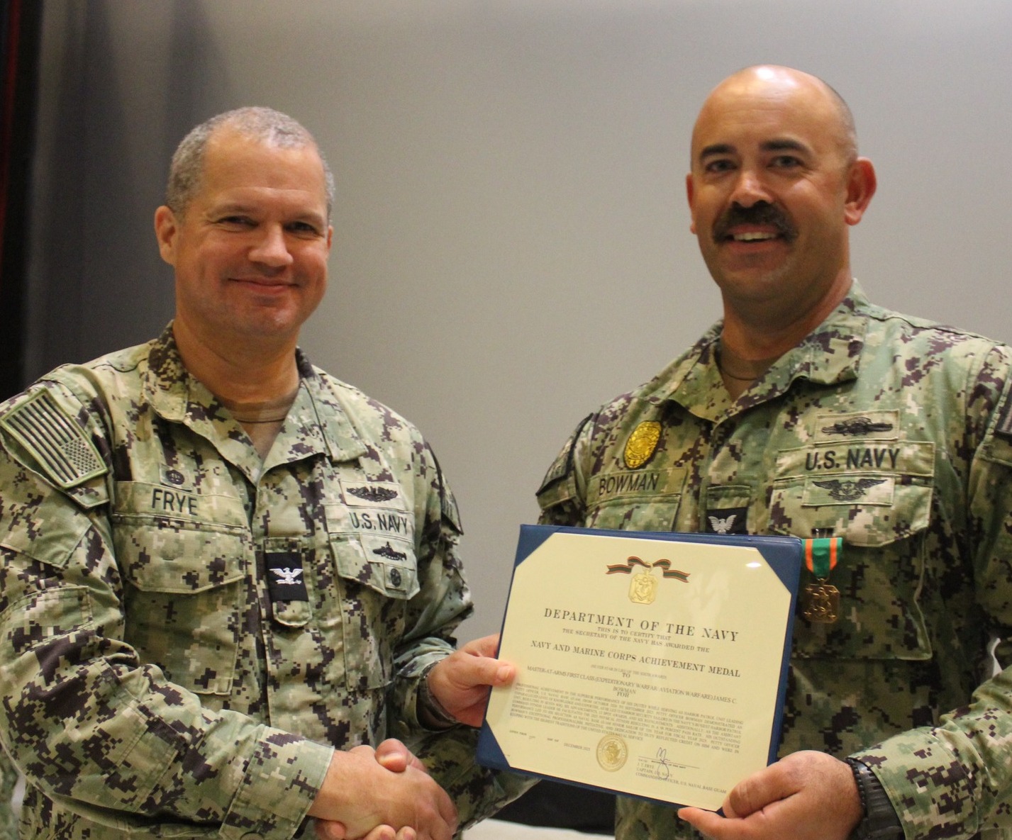 US Naval Base Guam - SANTA RITA, Guam (Oct. 20, 2017) – An award ...