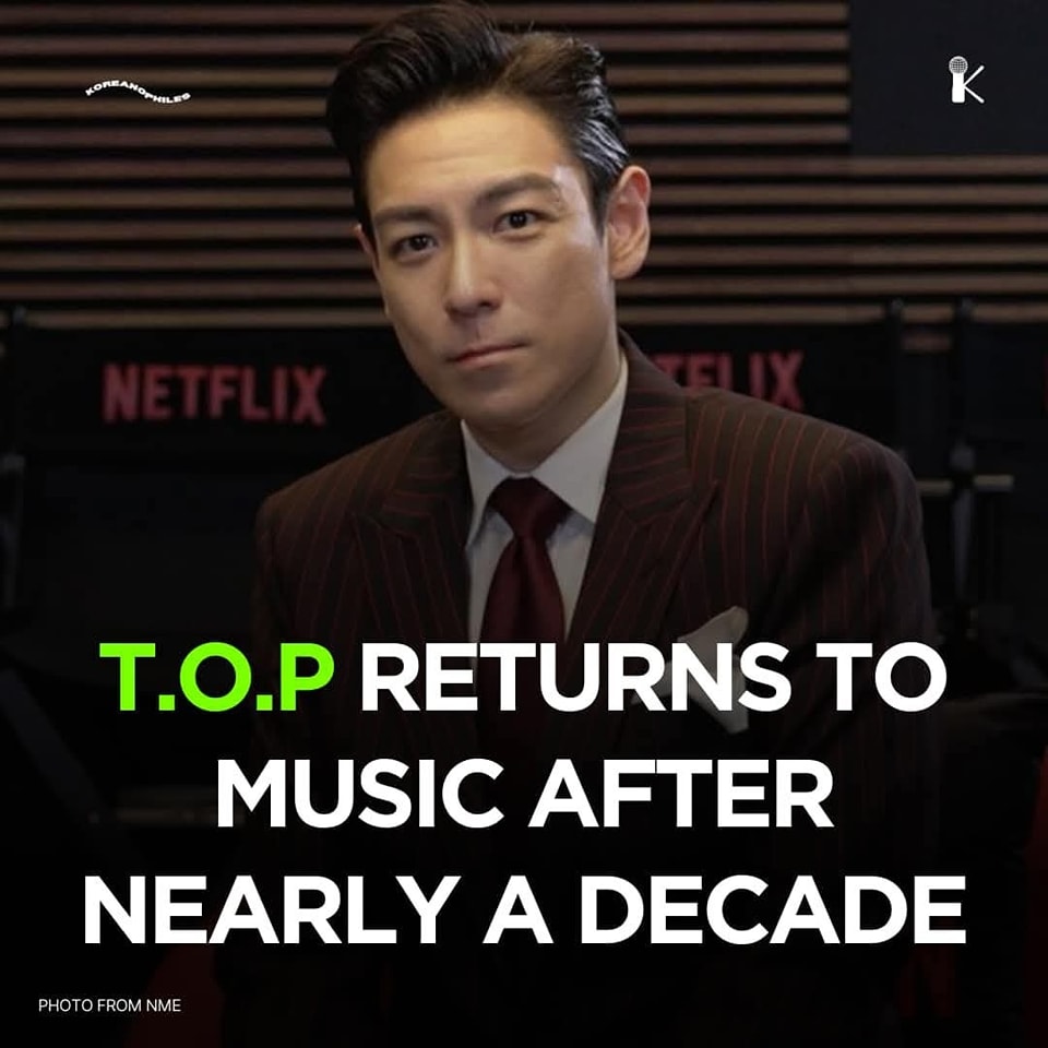 K-pop World - T.O.P IS COMING BACK WITH NEW MUSIC In an interview with ...