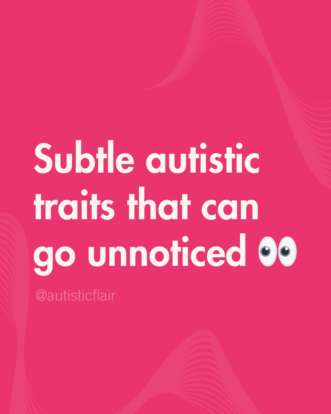 Autistic Flair - Many late discovered autistic people... | Facebook