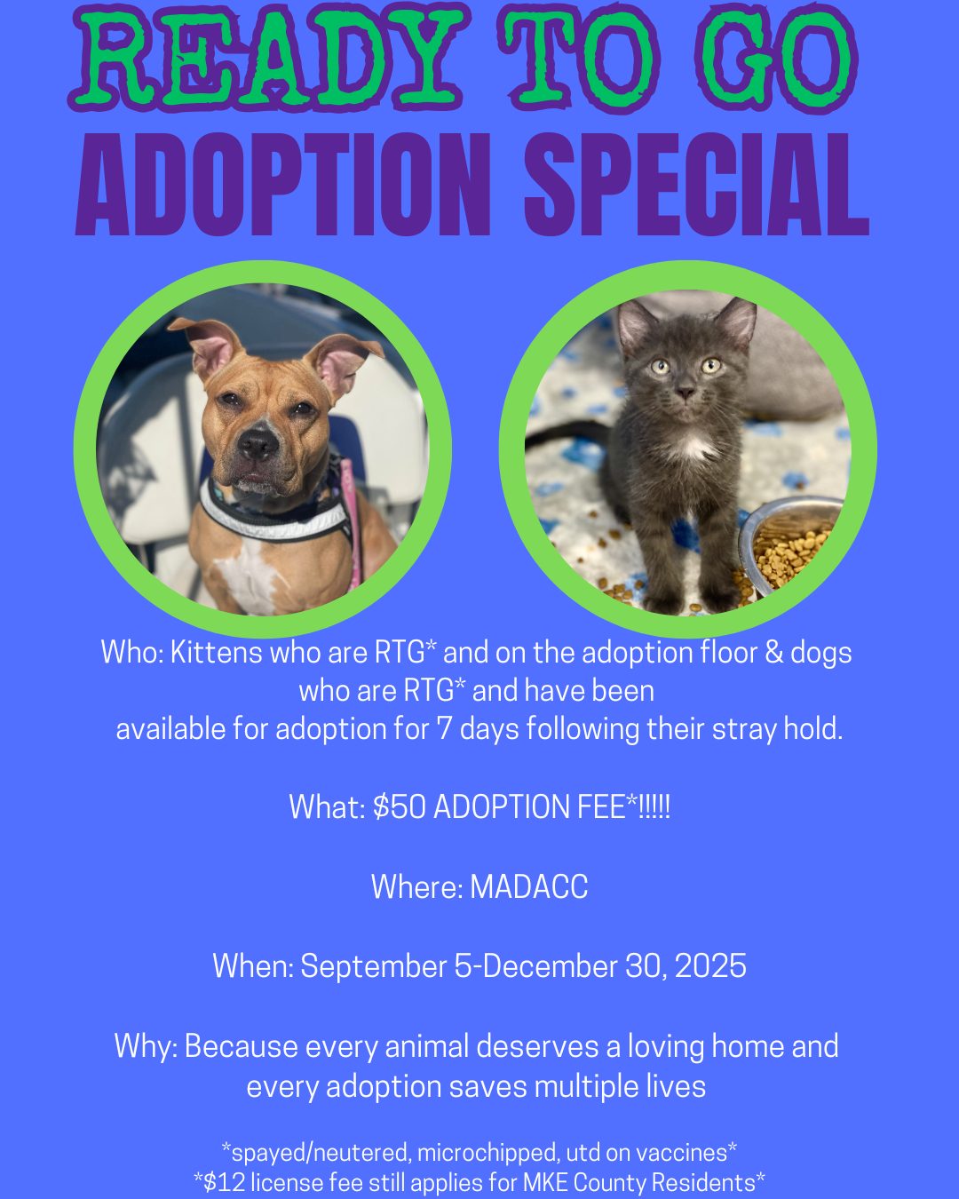 Milwaukee Area Domestic Animal Control Commission (MADACC) | West ...