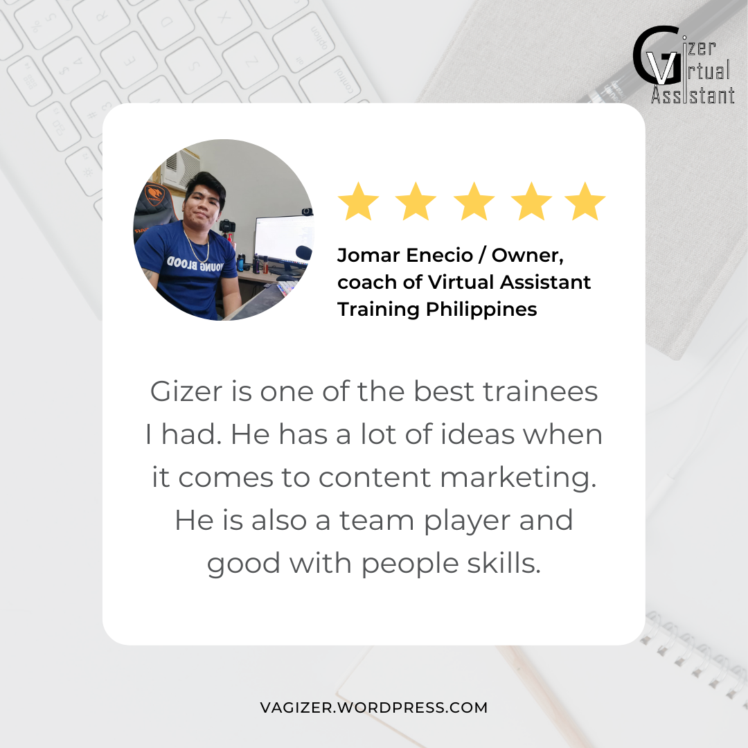Our Program is... - Freelance Services by Gizer Palitog