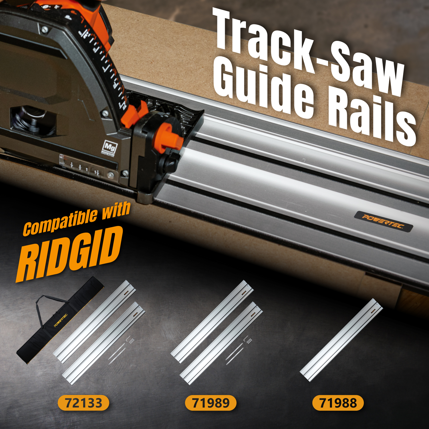 Powertec USA - Guide Rails Compatible with Ridgid!... | Facebook