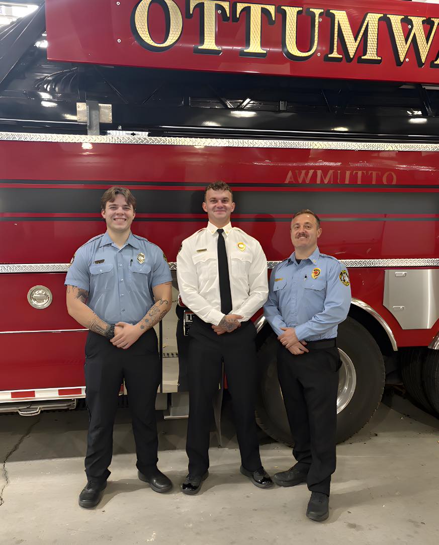 Ottumwa Fire Department Local 395 - Meet Ottumwa's newest firefighter ...