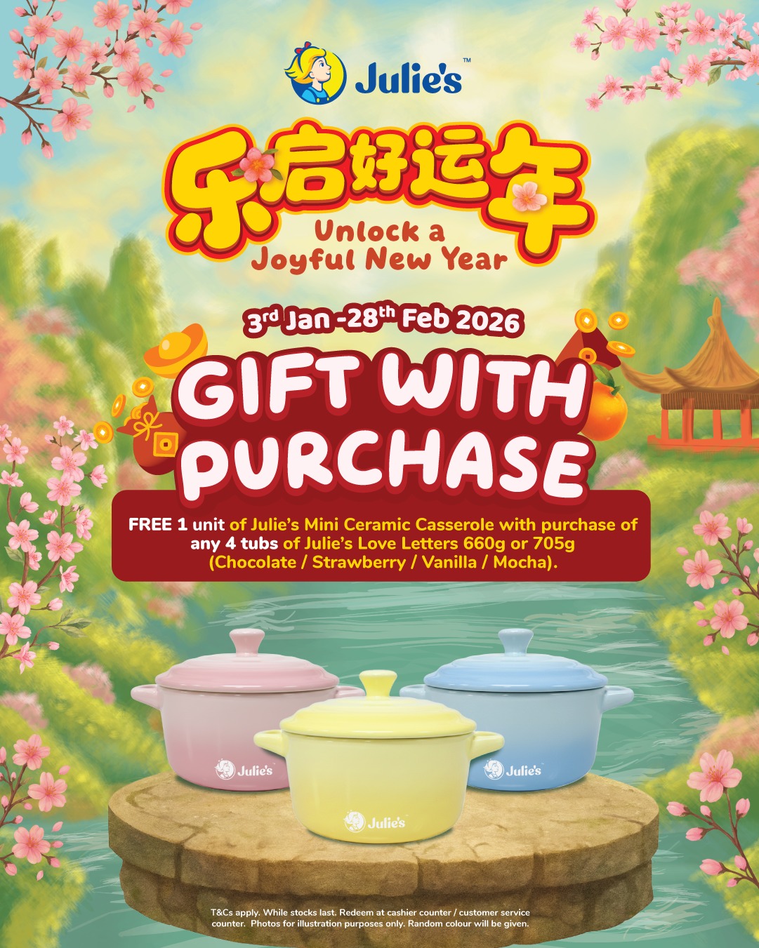 Julie's - CNY GWP Redemption This Chinese New Year, treat yourself to ...