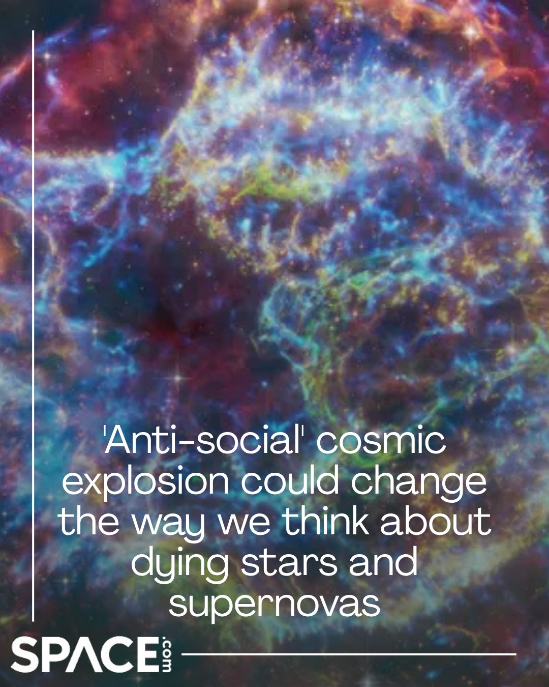 Space.com - An investigation of a cosmic explosion that marked the ...