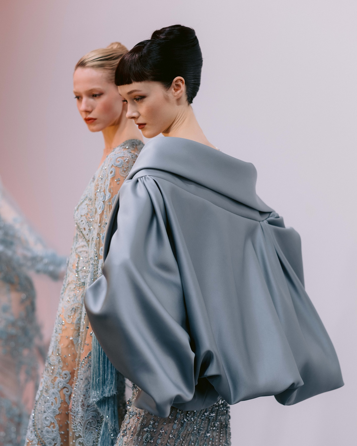 elie saab grey dress With each delicate stitch and exquisite sculptural detail, the Haute Couture Spring Summer 2025 collection offers a captivating vision of feminine power and grace. Explore the collection on www.eliesaab.com. @gregfinck @ affordable sage satin bridesmaid dress