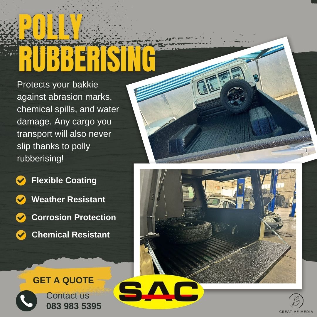 SAC - 🛡️ Protect Your Bakkie with Polly Rubberising! From heavy loads ...