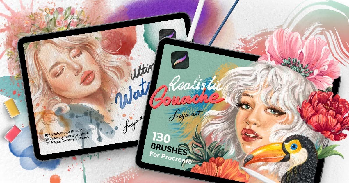 Procreate Brushes by Freya.art | Facebook