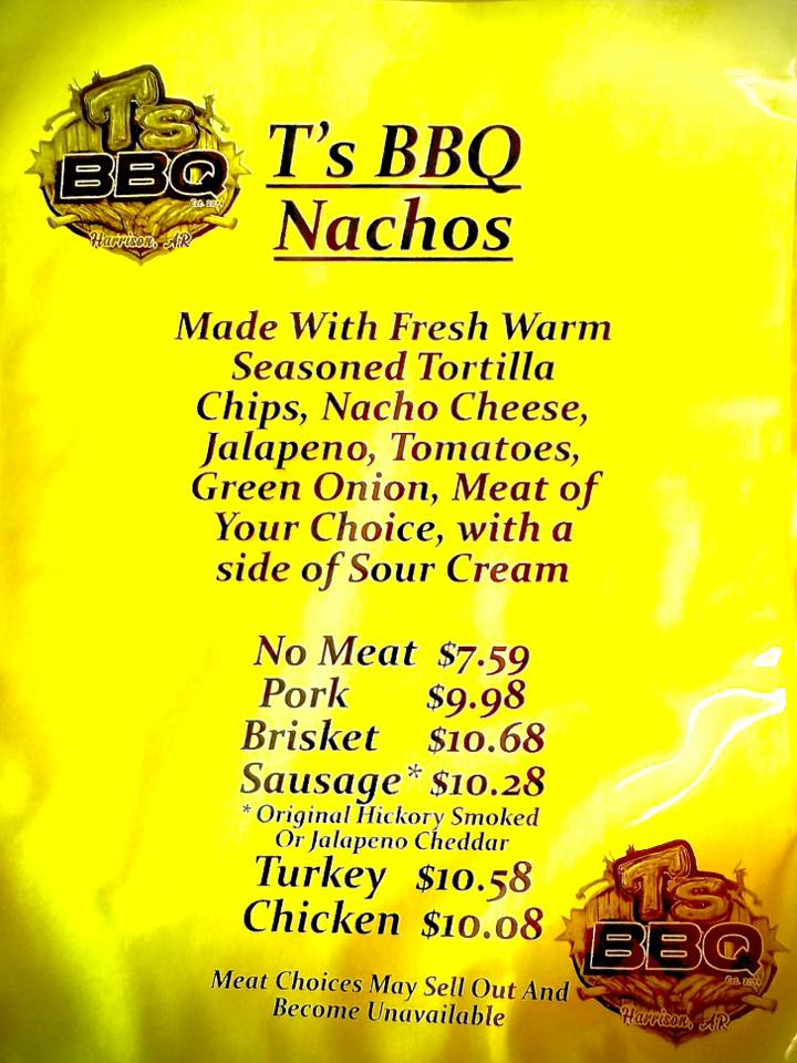 T's BBQ | Harrison AR