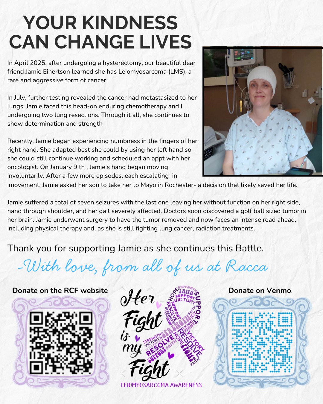 Racca Cancer Foundation | Minneapolis MN