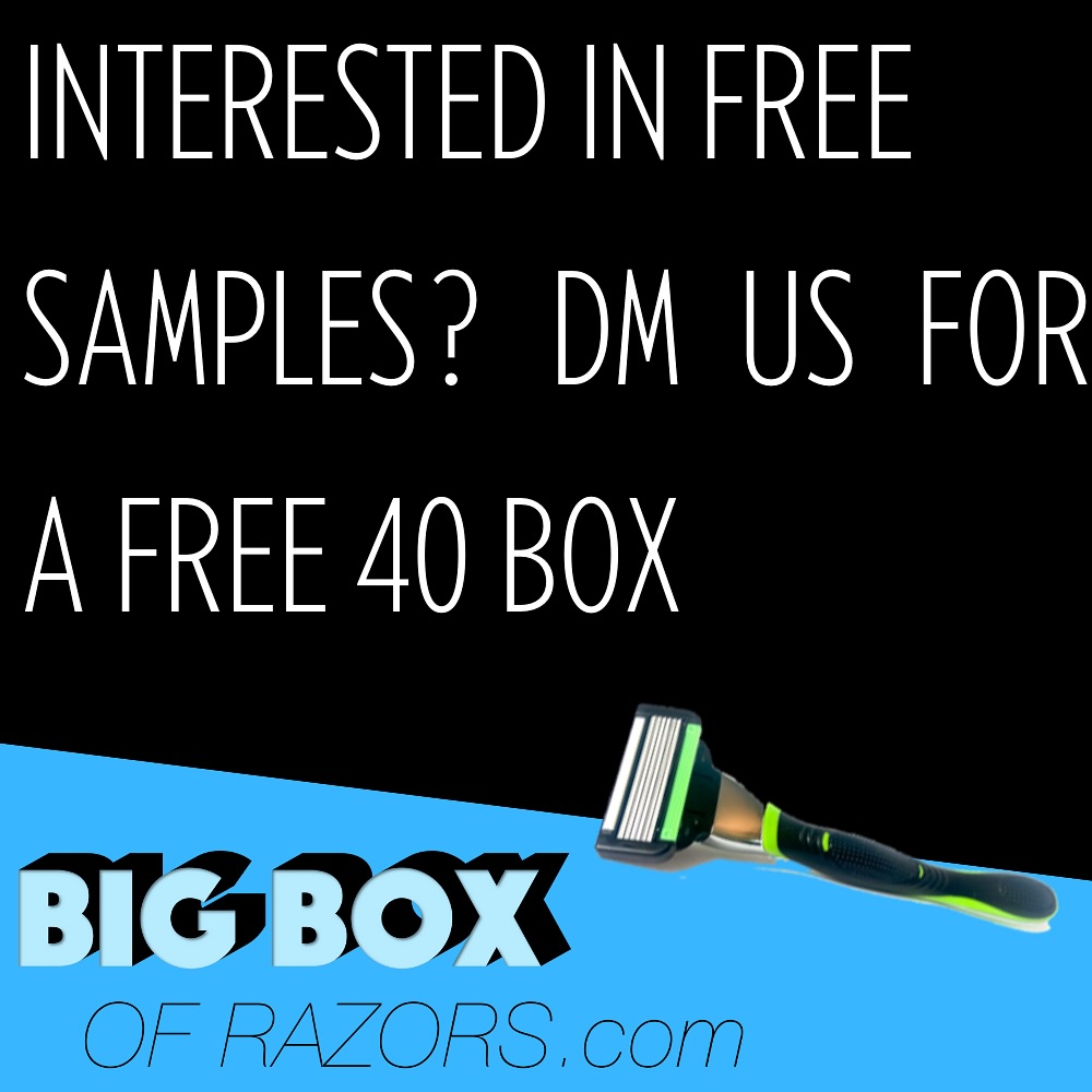 Big - 40 Free Razor Samples - DM us if interested - Shipping time ...