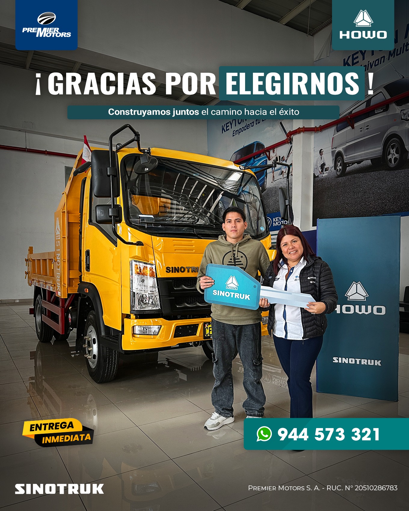 Premier - 🚛 ¡SINOTRUK EN TODO EL PERÚ! 🎉 ¡El progreso no se detiene! 🚛 ...