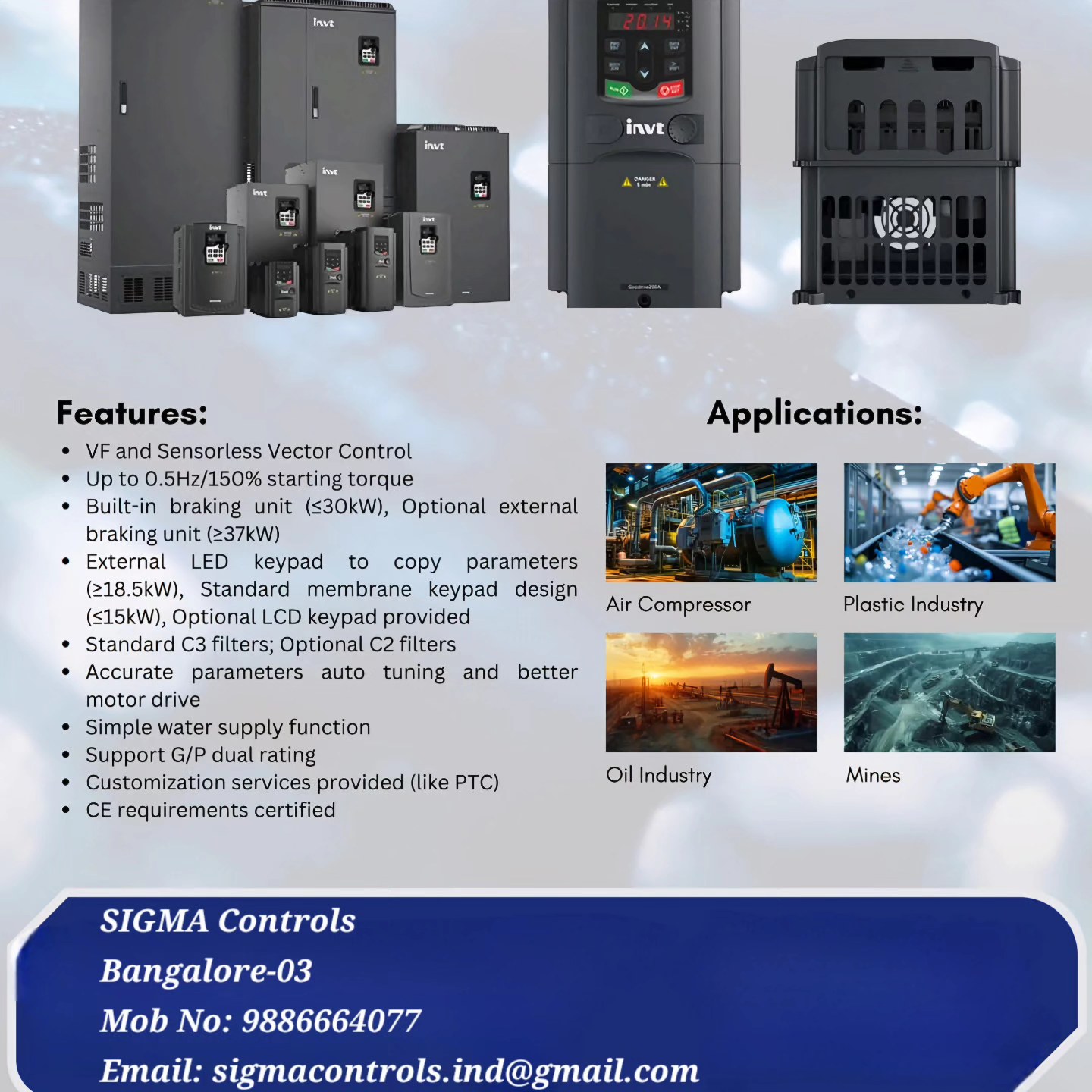 SIGMA Controls | Bangalore