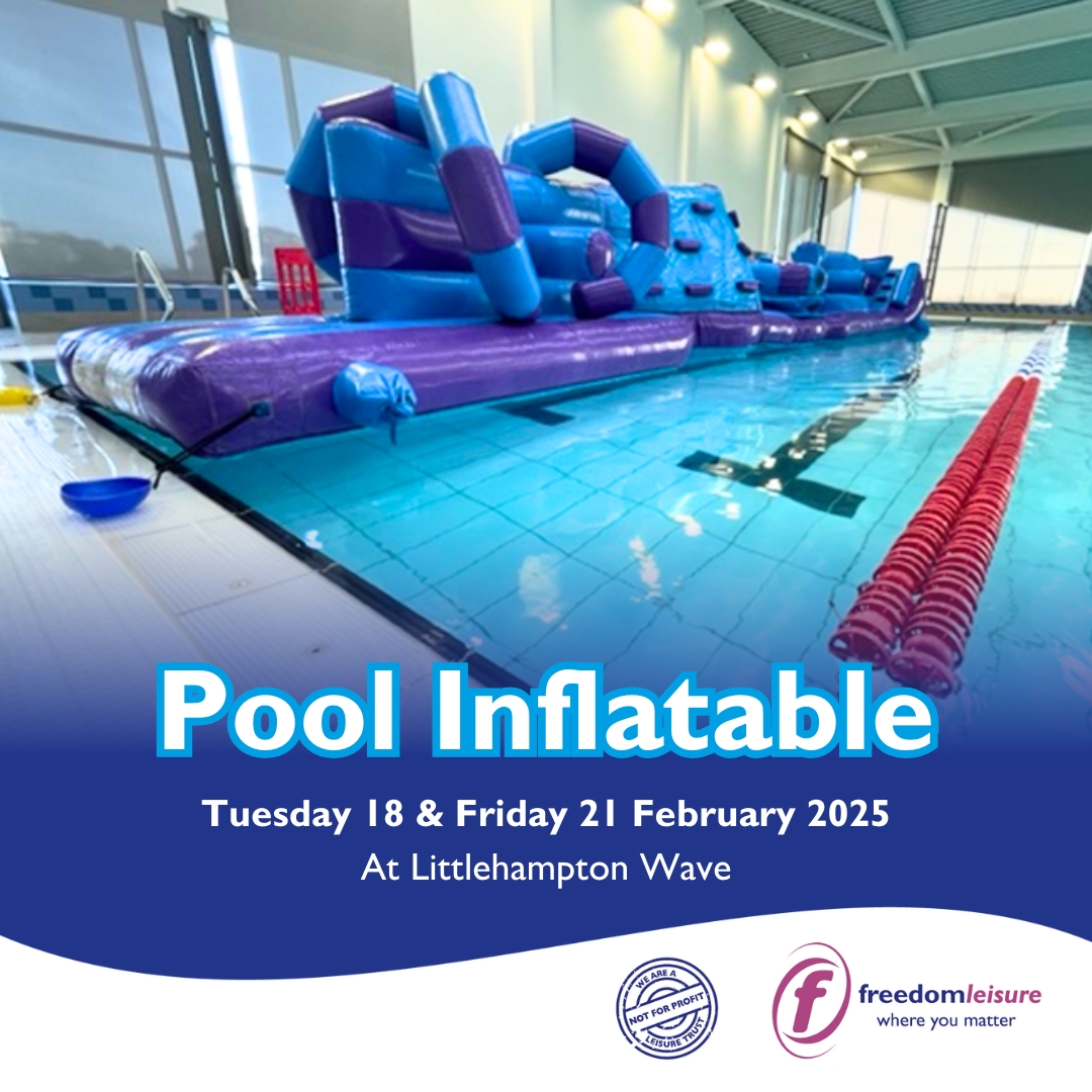 🌊 Pool Inflatable Fun - February Half... - Littlehampton Wave | Facebook