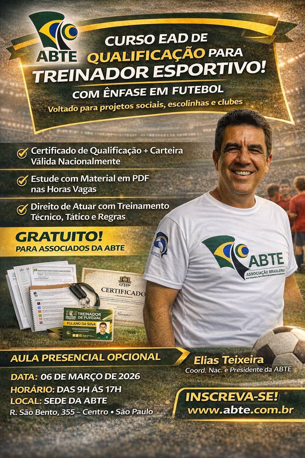 ABTE - ATENÇÃO TREINADORES – POSSÍVEIS MUDANÇAS NAS REGRAS DO FUTEBOL A ...