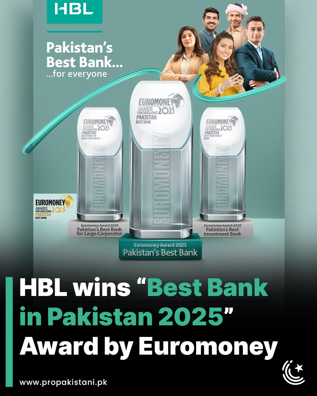 ProPakistani - HBL wins “Best Bank in Pakistan 2025” Award... | Facebook