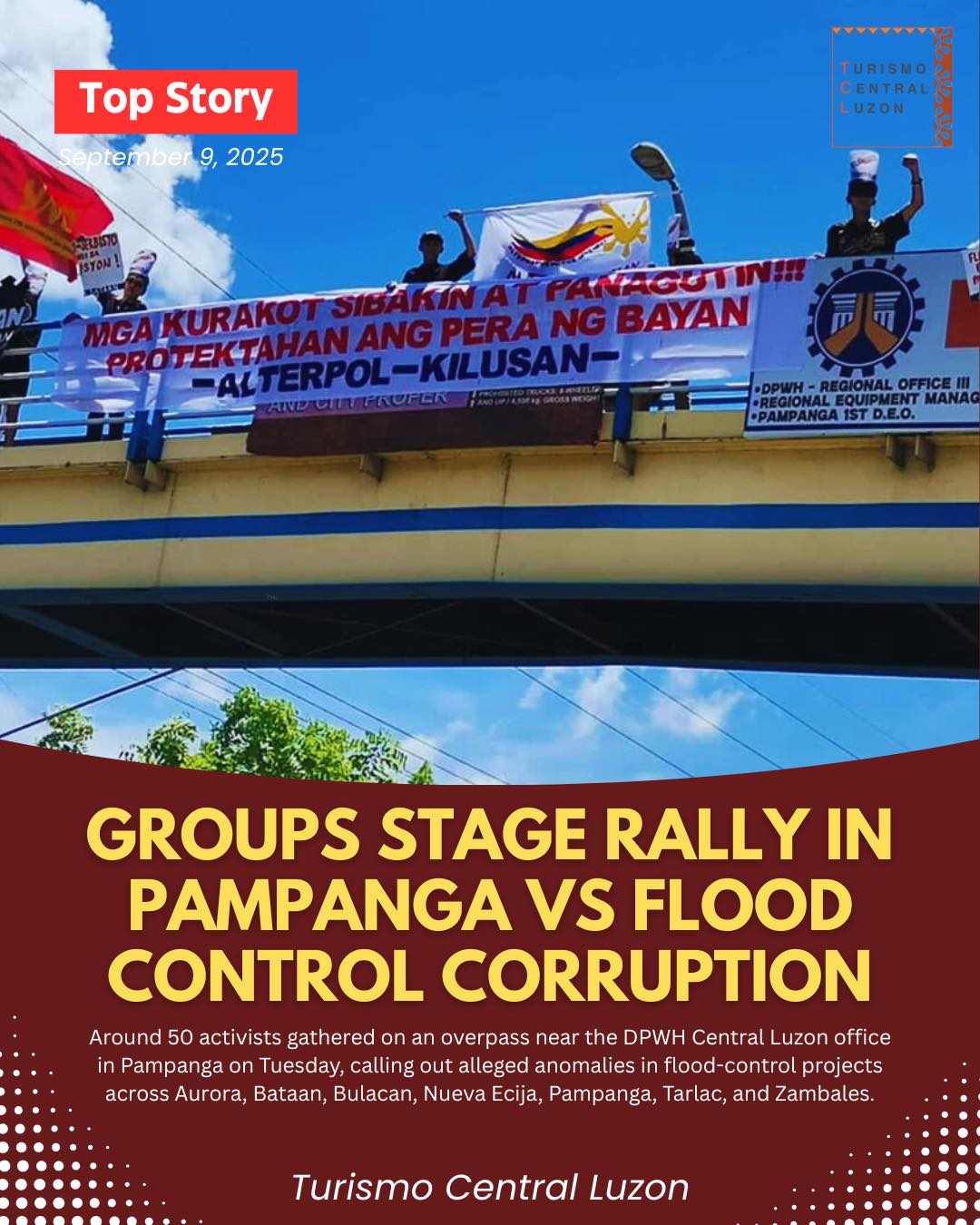 Turismo - GROUPS STAGE RALLY IN PAMPANGA VS FLOOD CONTROL CORRUPTION ...